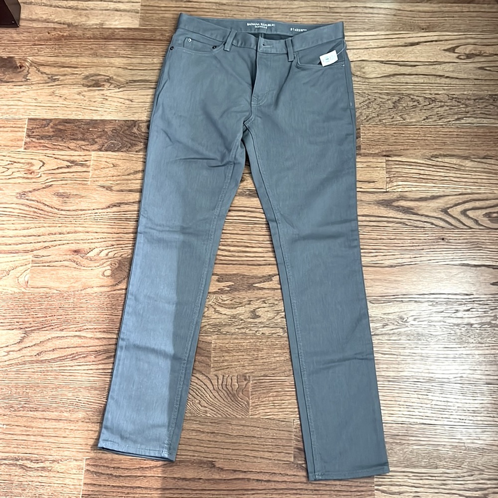 Banana Republic Traveler Brand New Skinny Fit 31x32 Grey